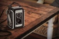 Old 1940 vintage camera Royalty Free Stock Photo