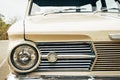Old vintage car front Royalty Free Stock Photo