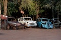 Old vintage cars