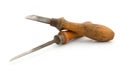 Old vintage chisels Royalty Free Stock Photo