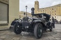 Old vintage classic car fiat 505 lecce