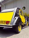 Old vintage classic French car Citroen 2CV Royalty Free Stock Photo