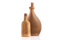 Old vintage clay wine bottle