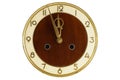 Old vintage clock face Royalty Free Stock Photo