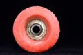 Old Vintage Consumed Skate Wheel Royalty Free Stock Photo