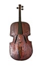 Old vintage contrabass Royalty Free Stock Photo