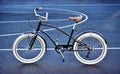 Old vintage cruiser Bicycle outdoor Royalty Free Stock Photo