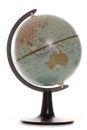 Old vintage desk globe Royalty Free Stock Photo