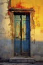 Old vintage door, created with generative AI Royalty Free Stock Photo