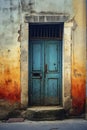 Old vintage door, created with generative AI Royalty Free Stock Photo