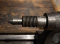 The old and vintage drill, macro Royalty Free Stock Photo