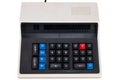 Old vintage electronic calculator from soviet union Royalty Free Stock Photo