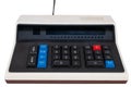 Old vintage electronic calculator from soviet union Royalty Free Stock Photo