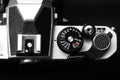 Old Vintage Film Camera with Manual Focus Lens