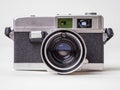 Old Vintage Film Camera Straight On View Royalty Free Stock Photo