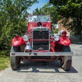 Old vintage fire truck Royalty Free Stock Photo