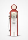 Old vintage gasoline petrol pump i