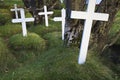 The old graveyard of Iceland