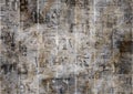 Old vintage grunge newspaper paper texture background Royalty Free Stock Photo