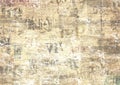 Old vintage grunge newspaper paper texture background