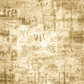 Old vintage grunge newspaper paper texture background Royalty Free Stock Photo