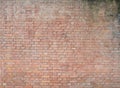 Old vintage grunge urban street rusty brickwall Royalty Free Stock Photo