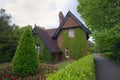 Old vintage irish house in park Royalty Free Stock Photo