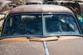 Old Vintage Junk yard Car, Rust Royalty Free Stock Photo