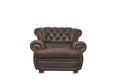 Old vintage leather chair in empty room Royalty Free Stock Photo