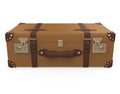 Old Vintage Leather Suitcase