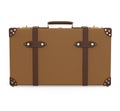 Old Vintage Leather Suitcase