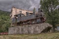 Old vintage Locomotive Train monument in Georgia