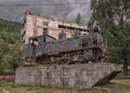 Old vintage Locomotive Train monument in Georgia