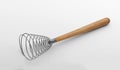 Old vintage manual egg beater. Spring coil wire whisk