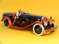 Old vintage metal toy car Royalty Free Stock Photo