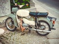 Old vintage moped, Berlin, Germany Royalty Free Stock Photo