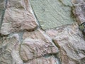 Old vintage natural stone wall texture background Royalty Free Stock Photo