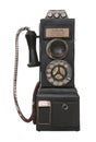 Old Vintage Pay Phone Royalty Free Stock Photo