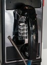 The old and vintage phone, close up Royalty Free Stock Photo