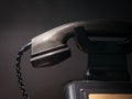 The old and vintage phone, close up Royalty Free Stock Photo