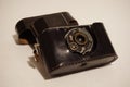 old vintage photo film camera and lens, museum grade