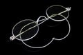 Old vintage pince-nez Royalty Free Stock Photo