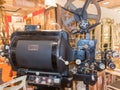 Old vintage professional movie projector