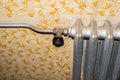 Old vintage radiator retro material Royalty Free Stock Photo