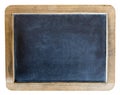 Old Vintage retro School Chalkboard Slate Isolated Royalty Free Stock Photo