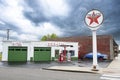 Route 66 Texaco Gas Station, Travel, Galena, Kansas Royalty Free Stock Photo