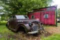 Old Vintage Rusty Pontiac Car, Auto