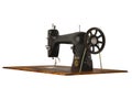 The old vintage sewing machine Royalty Free Stock Photo