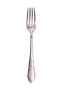 Old vintage silver fork Royalty Free Stock Photo