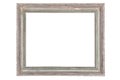 Old vintage silver picture frame Royalty Free Stock Photo